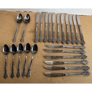 24 Pc MCM Versailles by MSI Japan Vintage Stainless Steel Flatware Mix Lot